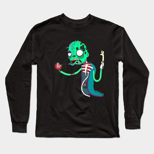 saw man Long Sleeve T-Shirt by EricFulton